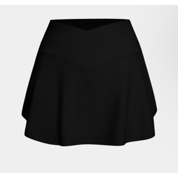 Halara Patitoff Flow Pet Hair Resistant Crossover Side Pocket 2-in-1 Activity Sk - Picture 3 of 7